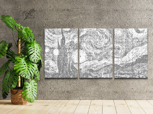 Zvjezdana noć (set od 3) - Dottingo