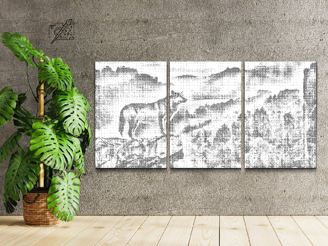 Usamljeni vuk (set od 3) - Dottingo