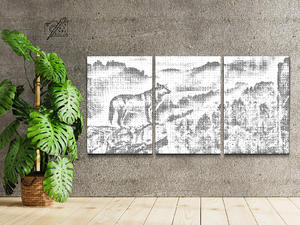 Usamljeni vuk (set od 3) - Dottingo