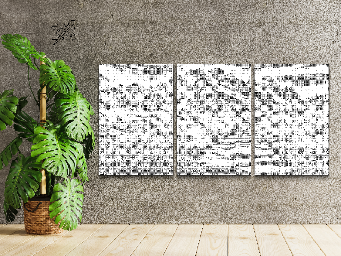 Planinski krajolik (set od 3) - Dottingo