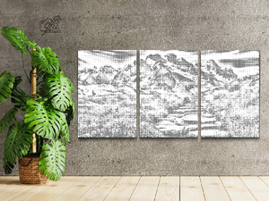 Planinski krajolik (set od 3) - Dottingo