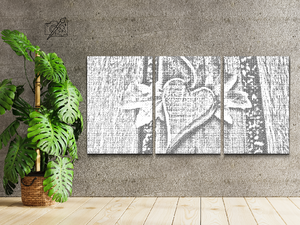 List u obliku srca (set od 3) - Dottingo