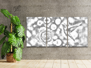 Kolibri i ruža (set od 3) - Dottingo