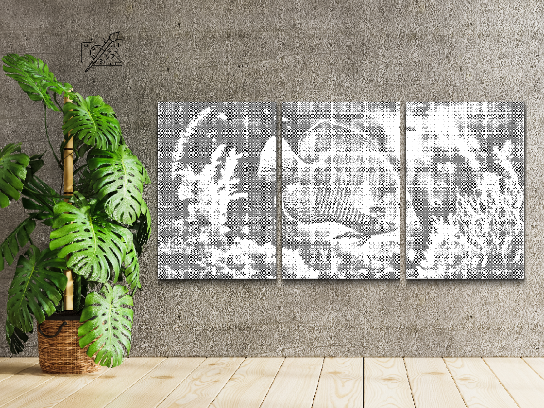 Riba u akvariju (set od 3) - Dottingo