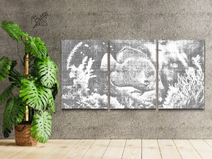 Riba u akvariju (set od 3) - Dottingo