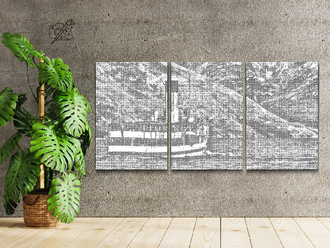 Parobrod (set od 3) - Dottingo