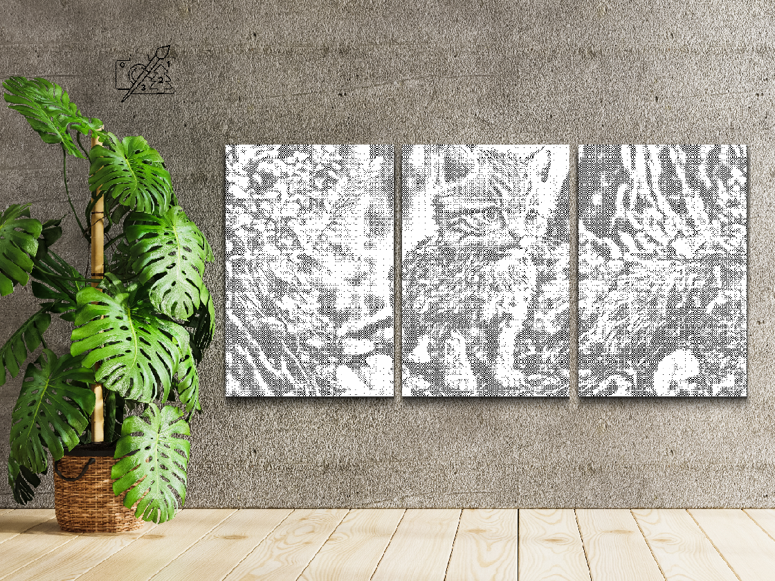 Mačić koji se kreće u šumi (set od 3) - Dottingo