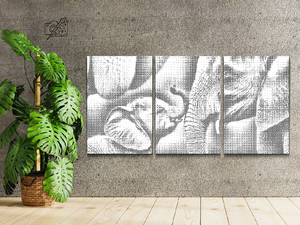 Obitelj slonova (set od 3) - Dottingo