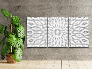 Apstraktni cvijet (set od 3) - Dottingo