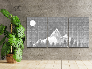 Planine noću (set od 3) - Dottingo