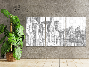 Kuće u Edinburghu (set od 3) - Dottingo