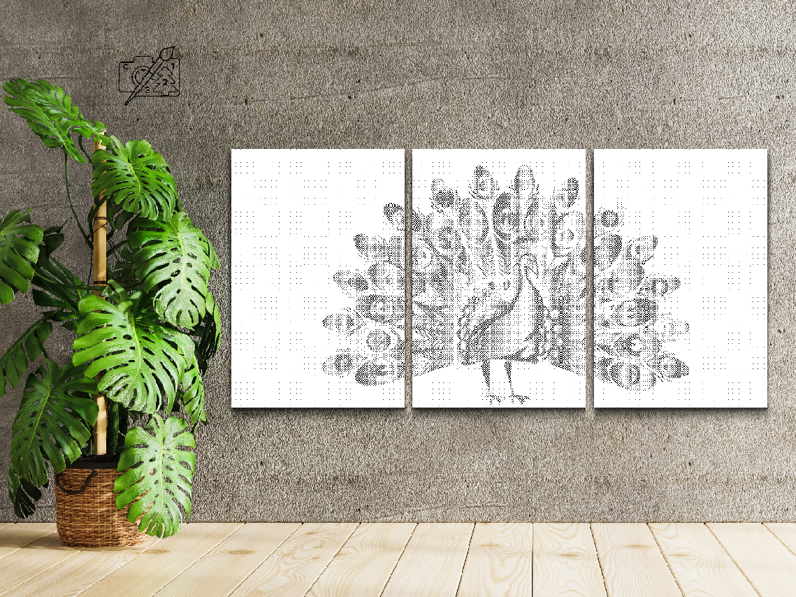 Ponosni paun (set od 3) - Dottingo