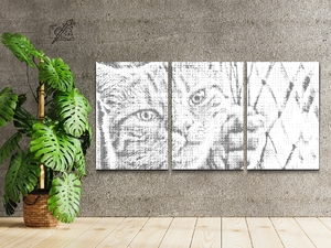 Mačka na ogradi (set od 3) - Dottingo