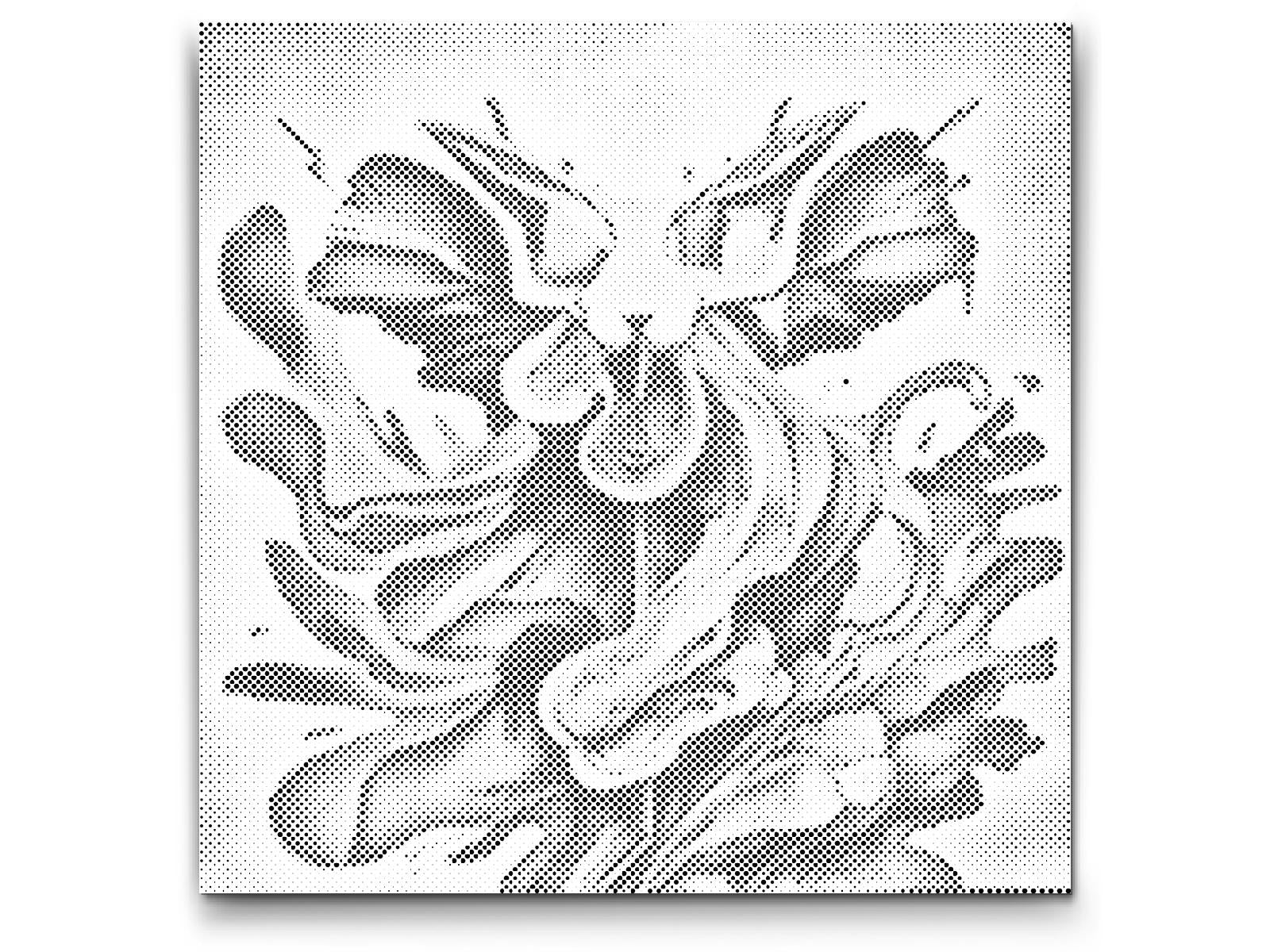 Apstraktna mrlja od akvarela - Dottingo