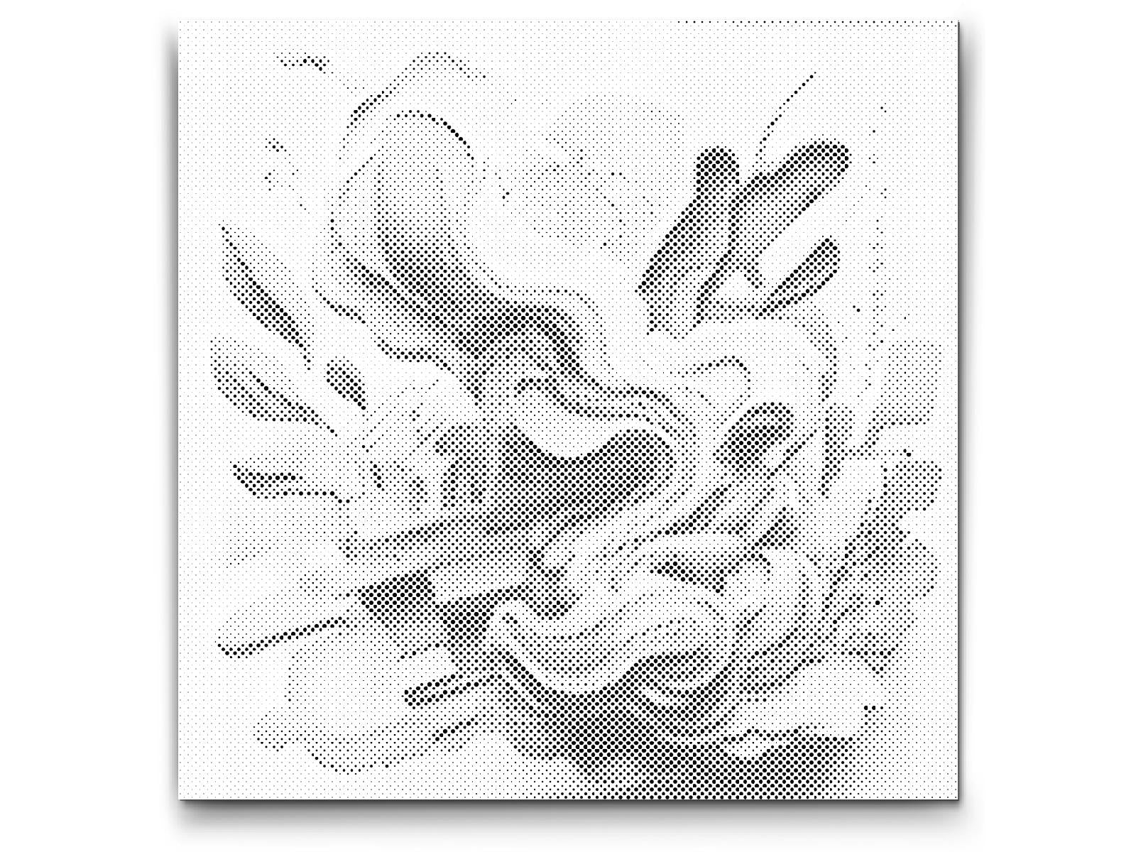 Apstraktna mrlja od akvarela 2 - Dottingo