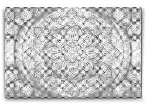 Mandala s cvijetom u sredini - Dottingo