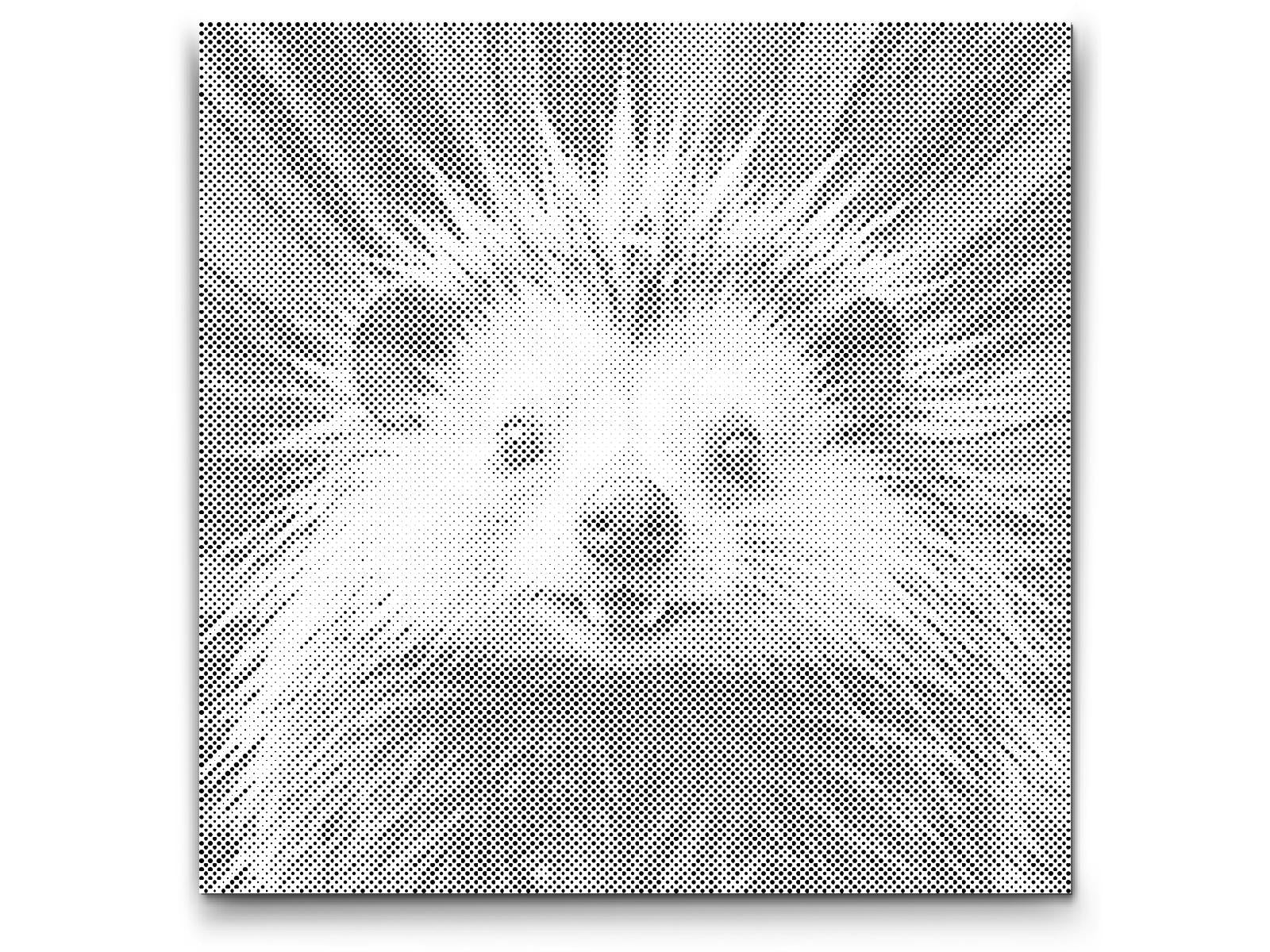 Dikobraz u nijansama crvene i plave - Dottingo