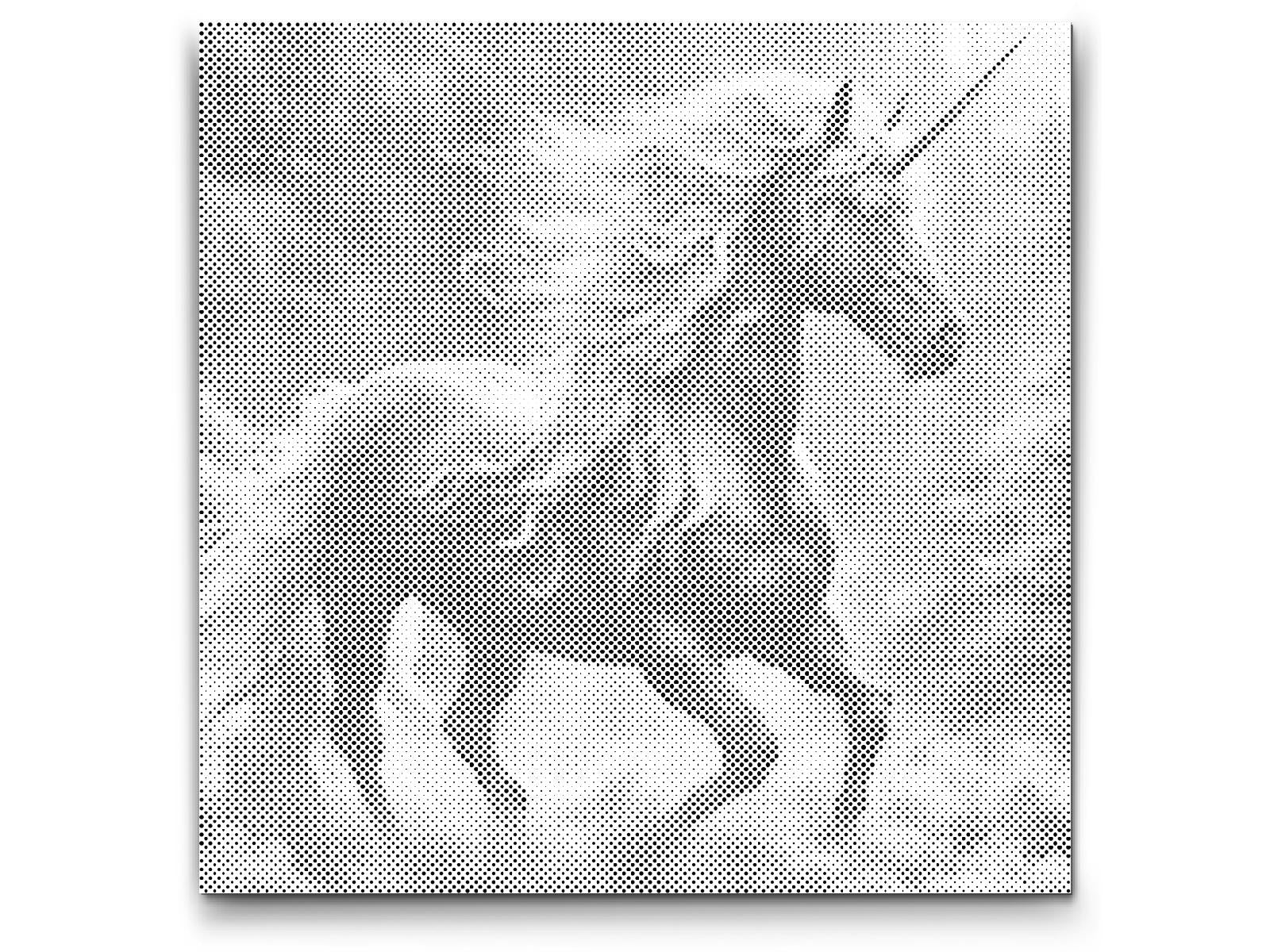 Crni i ružičasti jednorog - Dottingo