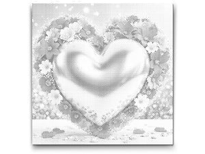 Srce okruženo cvijećem - Dottingo