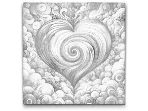 Srce u bojama duge - Dottingo