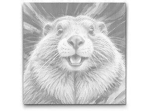 Dabar u nijansama crvene i plave - Dottingo