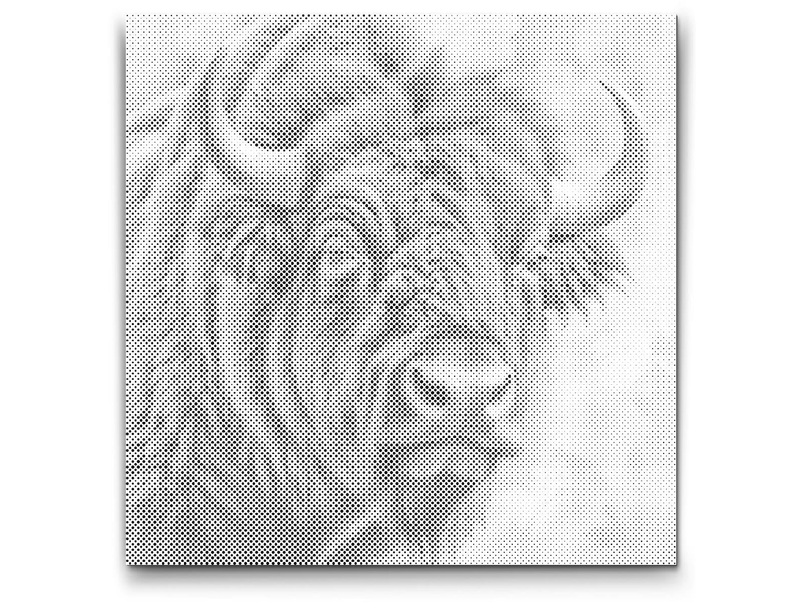 Bizon u nijansama prigušene zelene - Dottingo