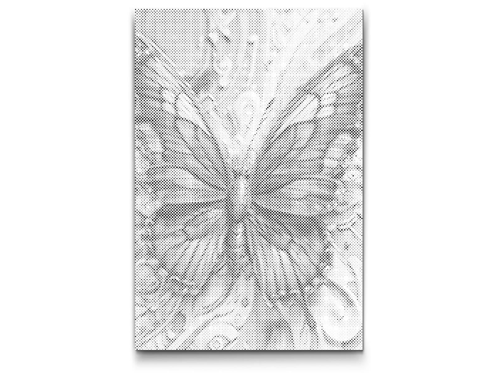 Leptir u nijansama tamnotirkizne boje - Dottingo