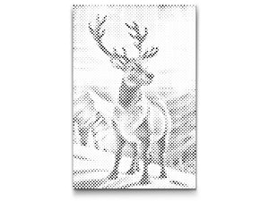 Jeleni u snježnim planinama - Dottingo