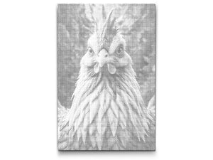 Kokoš u nijansama tamnotirkizne boje - Dottingo