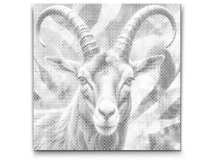 Kozorog u nijansama prigušene zelene - Dottingo