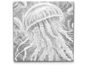 Meduze u nijansama prigušene zelene - Dottingo