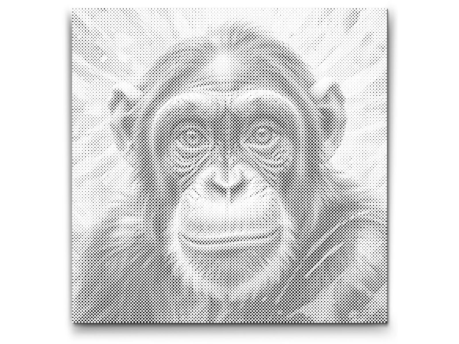 Čimpanza u nijansama ružičaste - Dottingo