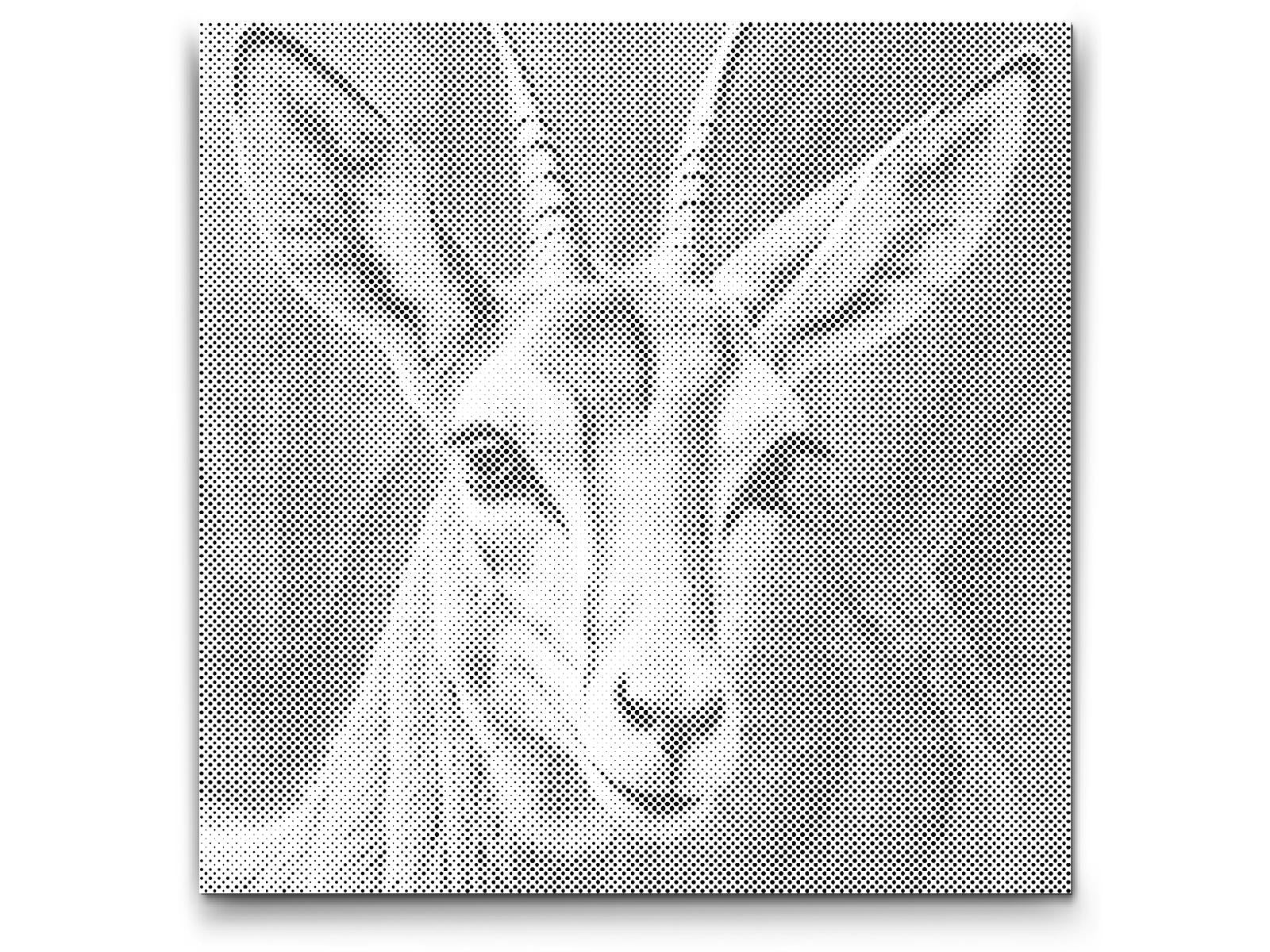 Gazela u nijansama tirkizne i narančaste - Dottingo