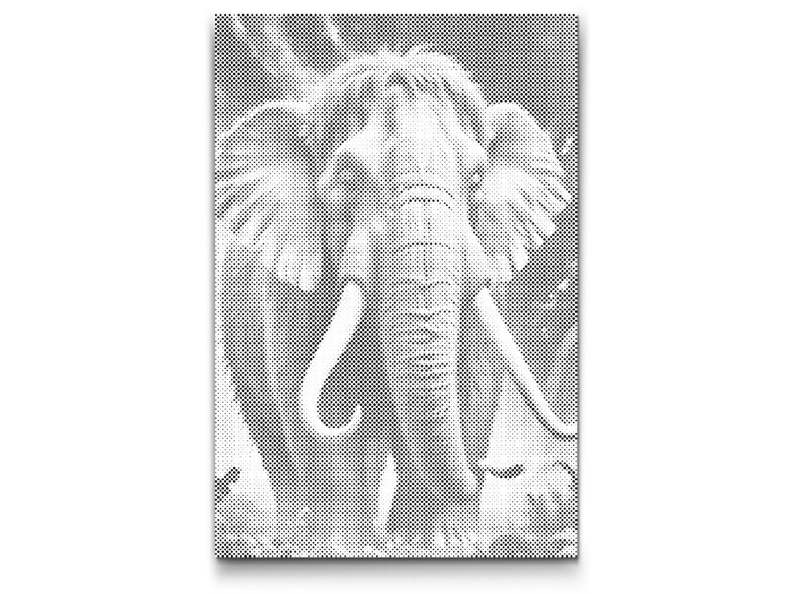 Mamut u nijansama tamnotirkizne boje - Dottingo