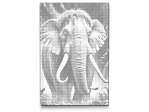 Mamut u nijansama tamnotirkizne boje - Dottingo