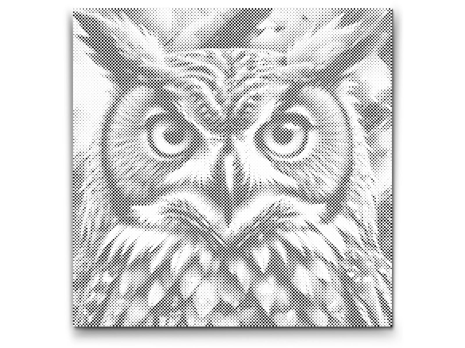 Sova u nijansama prigušene zelene - Dottingo