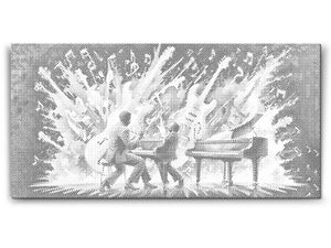 Apstraktni glazbenici na pozornici - Dottingo