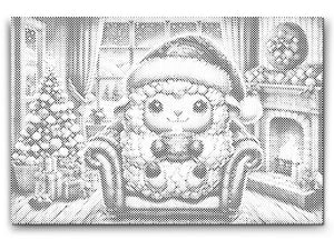 Božićna ovca i šalica kave - Dottingo