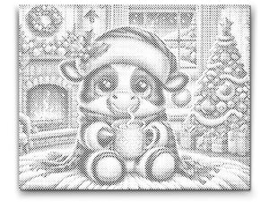 Božićna krava i šalica kave - Dottingo