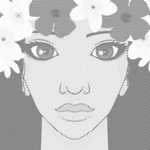 Žena s cvjetnom krunom - Dottingo