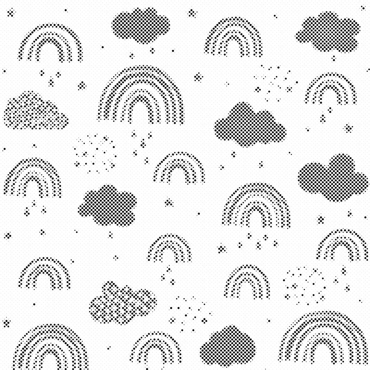 Duga, oblaci i kišne kapi - Dottingo