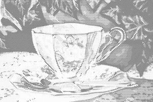 Oslikana keramička čaša - Dottingo