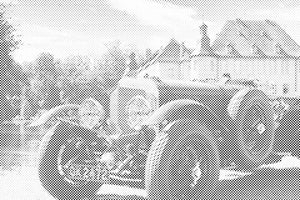 Automobil ispred dvorca - Dottingo