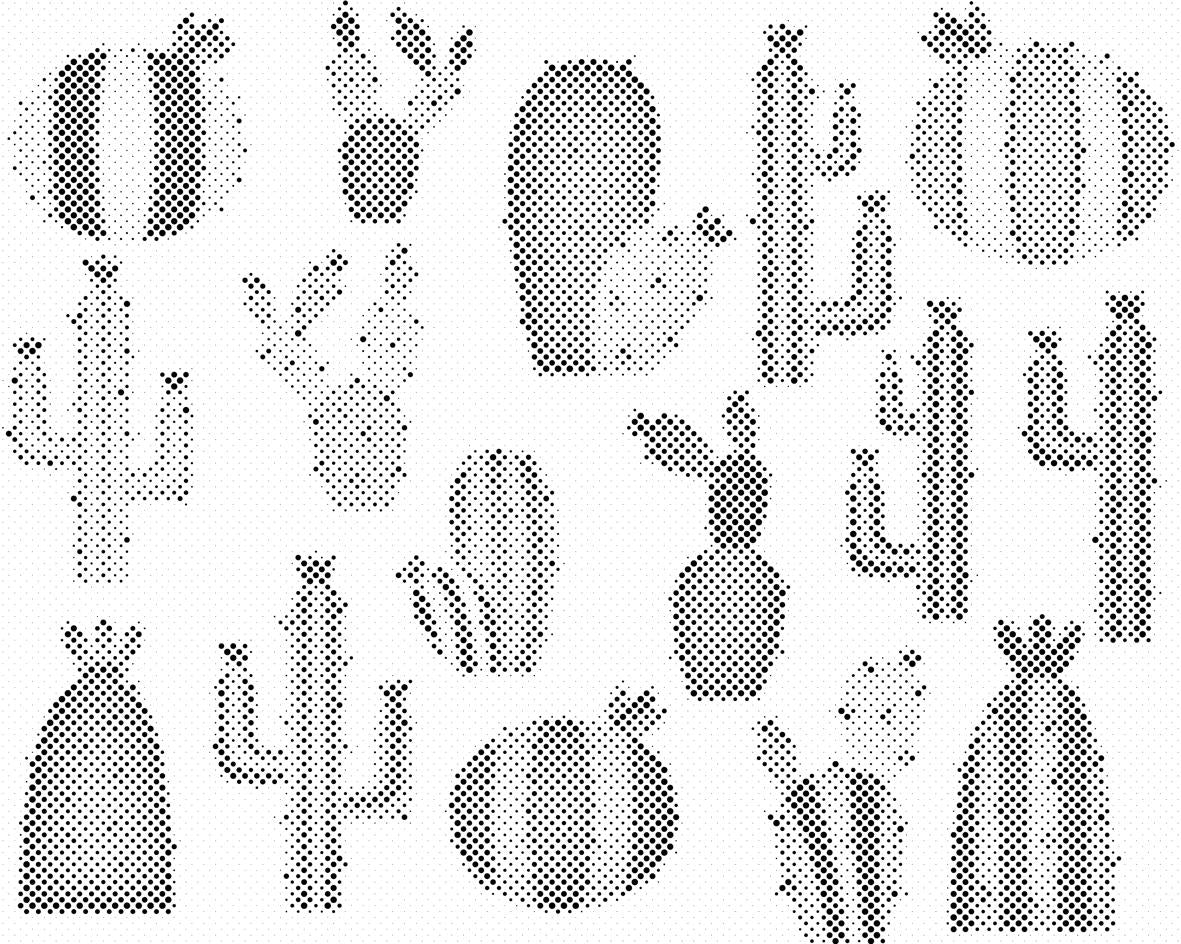 Pozadina kaktusa - Dottingo