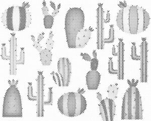 Pozadina kaktusa - Dottingo