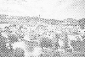 Český Krumlov u nijansama sive - Dottingo