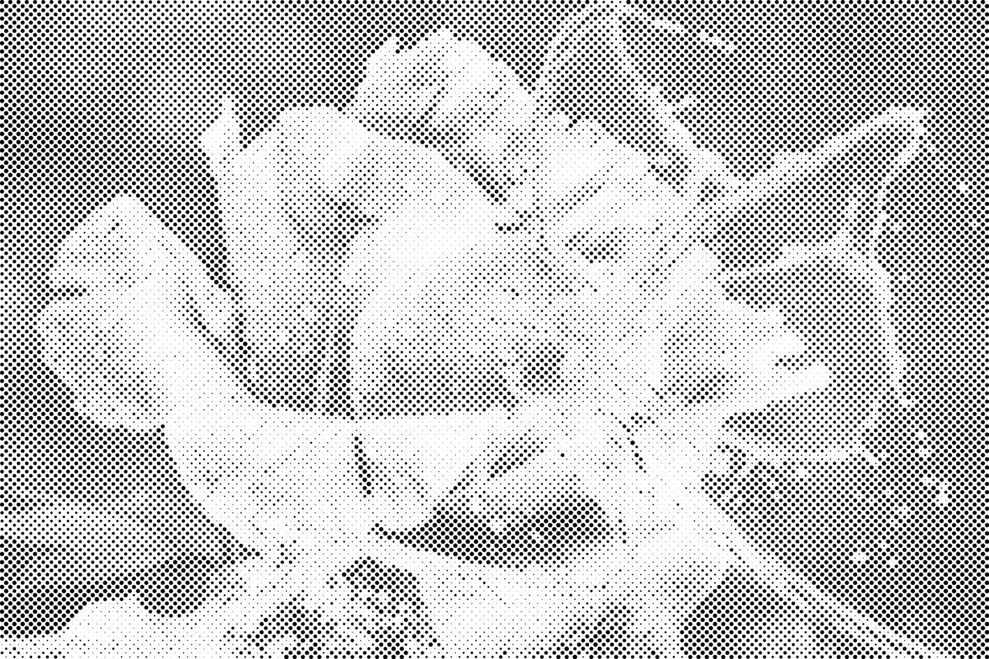 Ruža i leptir napravljeni od kapljica vode - Dottingo