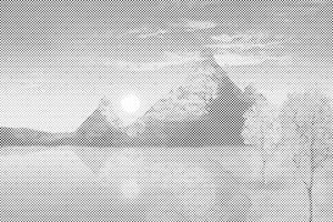 Zalazak sunca na jezeru - Dottingo