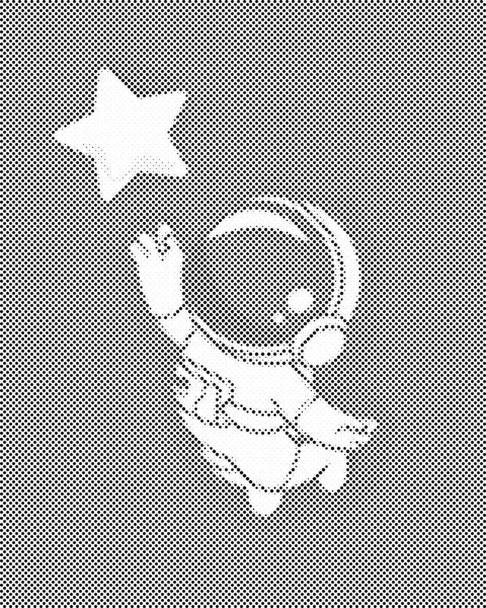 Astronaut nadomak zvijezde - Dottingo