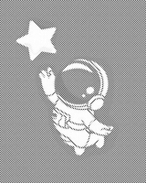 Astronaut nadomak zvijezde - Dottingo